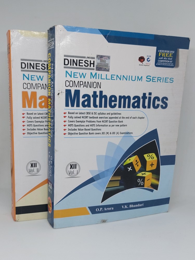 DINESH-Companion-Mathematics-XII-Vol.-I-and-II-with-Competition-Kit-by-O.P.-Arora-V.K.-Bhandari