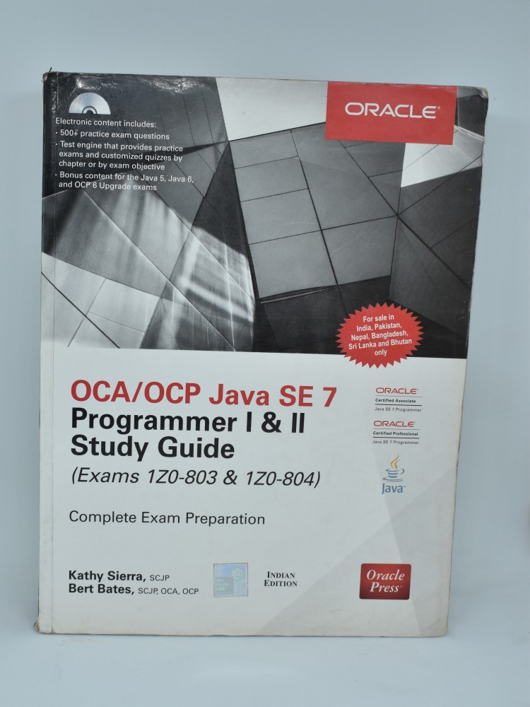 OCA OCP Java SE 7 Programmer
