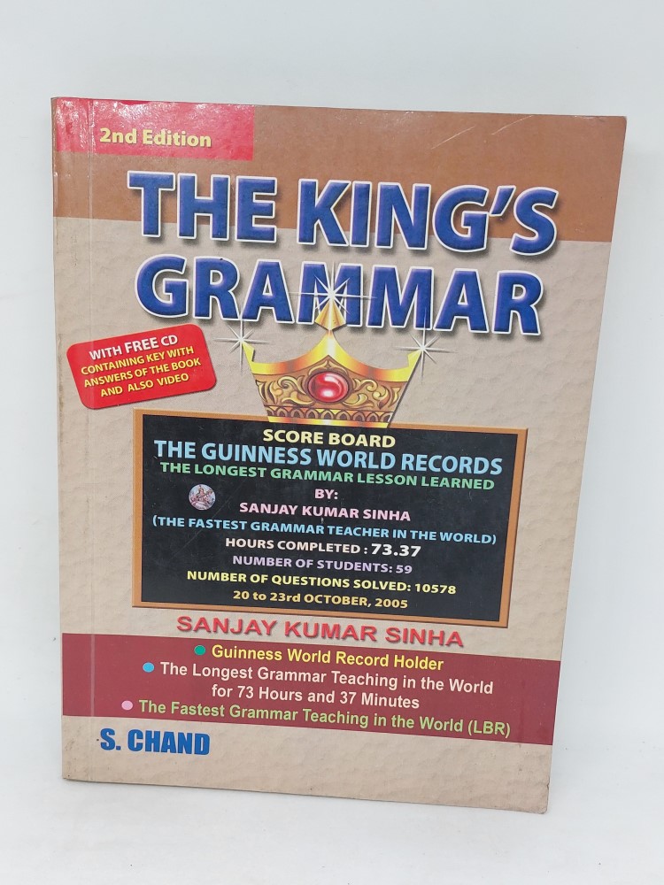 The King's Grammar by Sanjay Kumar Sinha 2nd edition