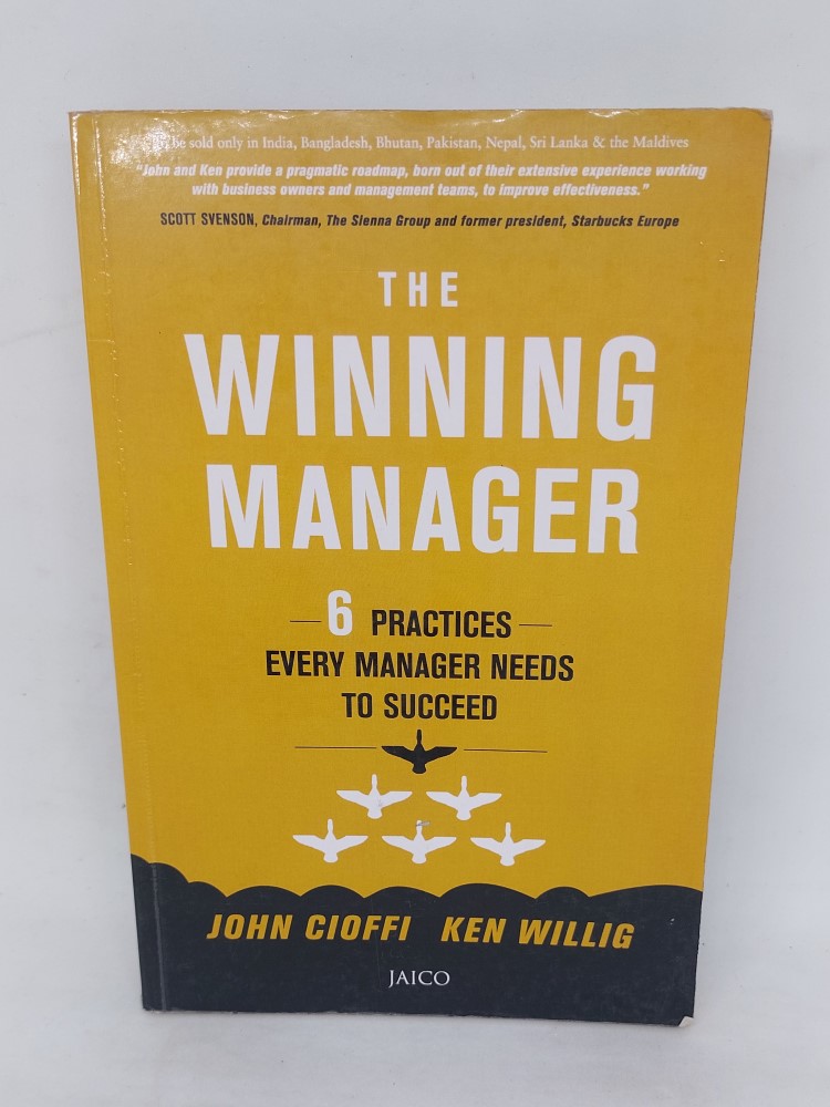 The Winning Manager by John Cioffi Ken Willig