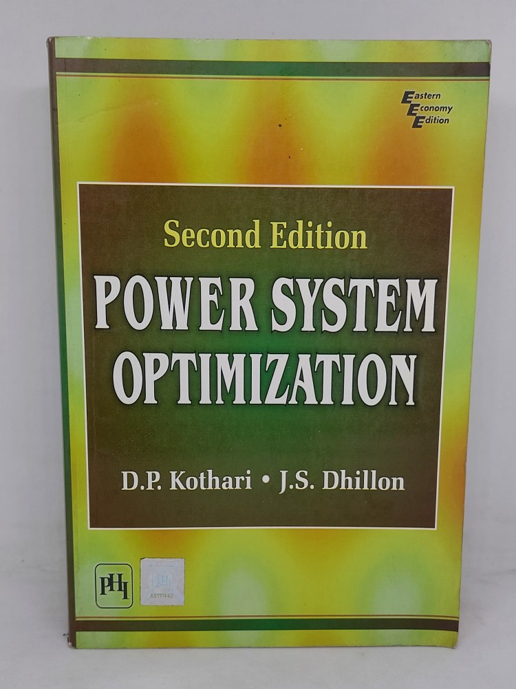 Power system optimization second edition D P Kothari