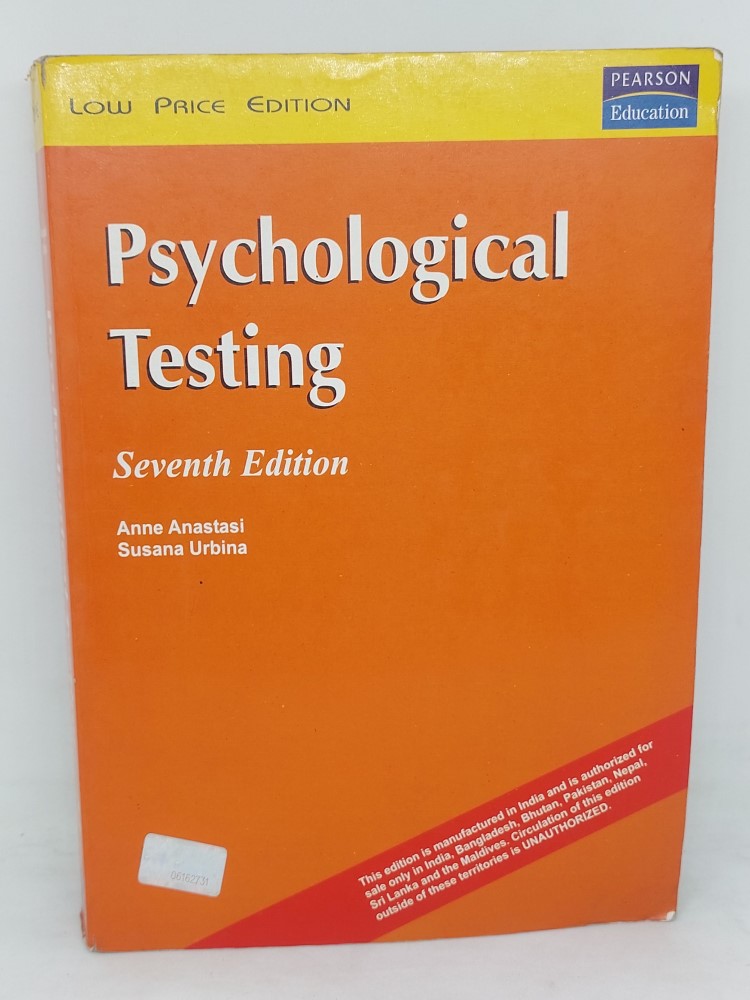 Psychological testing seventh edition by anne anastasi