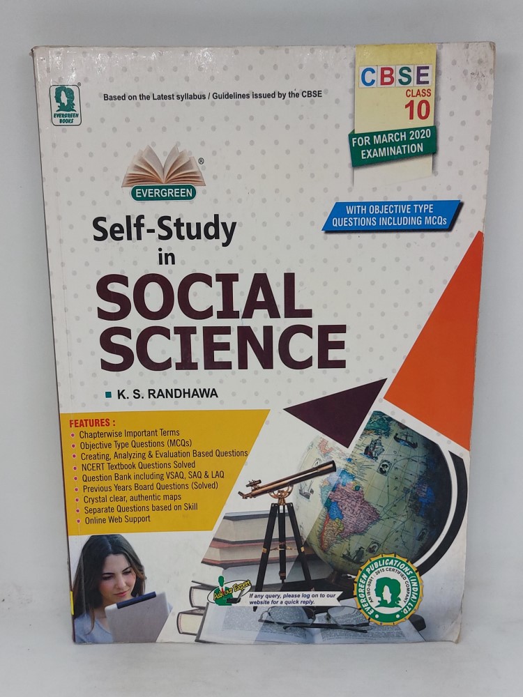 Self study in social science cbse class 10 by k s randhawa