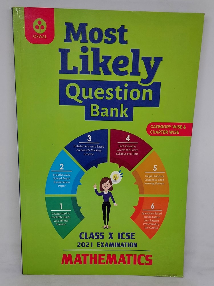 most likely question bank for class x icse mathematics