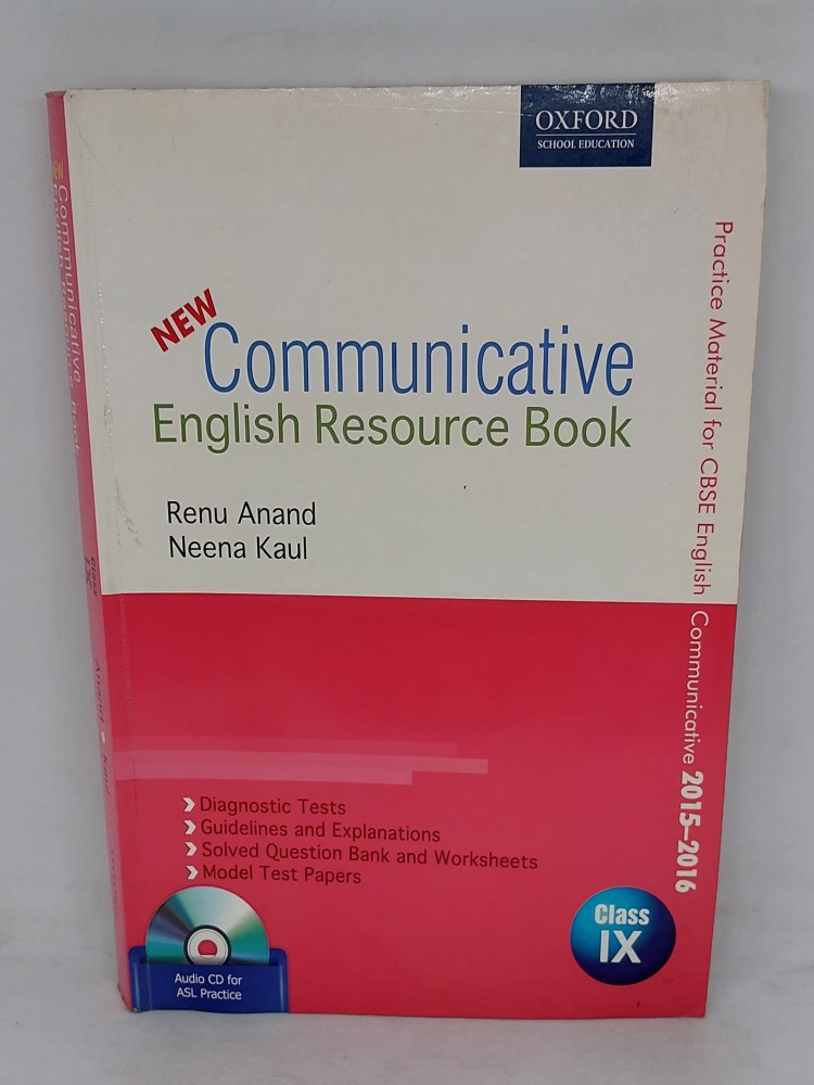 oxford communicative english resource book class ix by renu anand