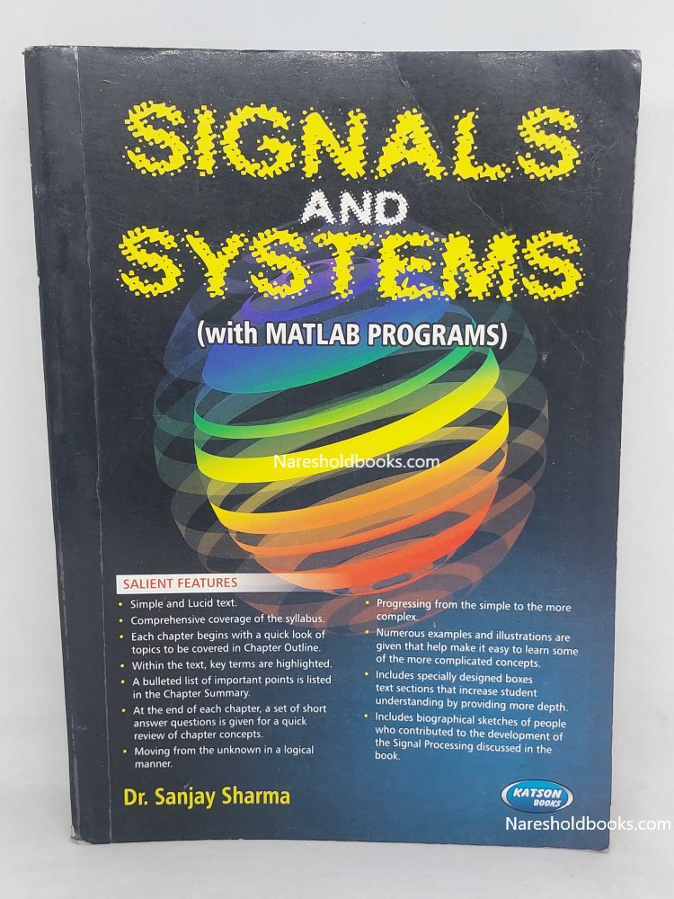 Signals and systems by dr. sanjay sharma
