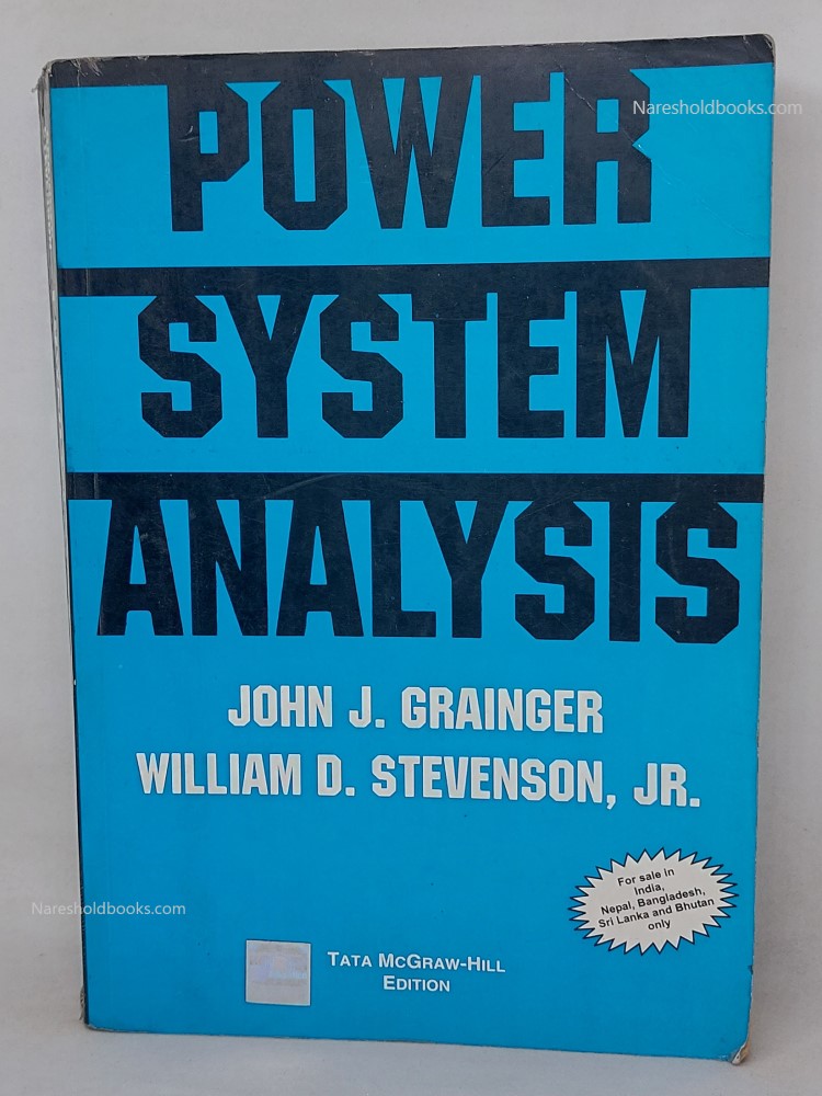 Power System Analysis john grainger william stevenson