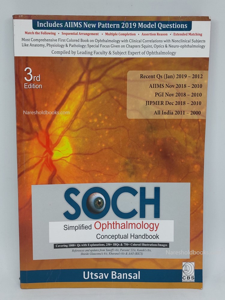 Soch simplified ophthalmology conceptual handbook 3ed