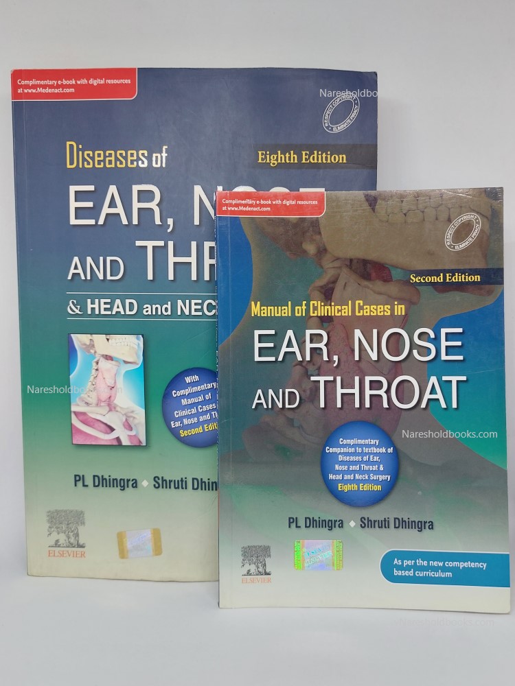 Diseases Of Ear, Nose & Throat And Head & Neck Surgery 8th edition dhingra - lowest price