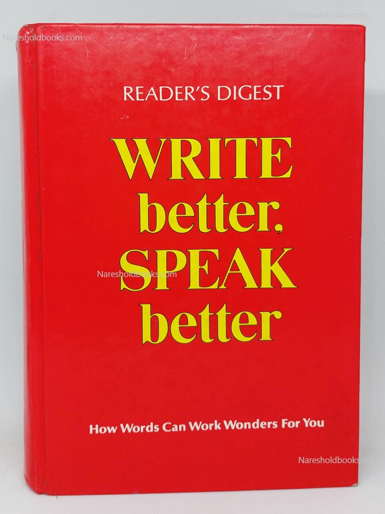 Write Better, Speak Better readers digest
