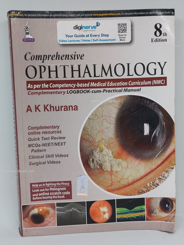 Comprehensive Ophthalmology 8th Edition ak khurana