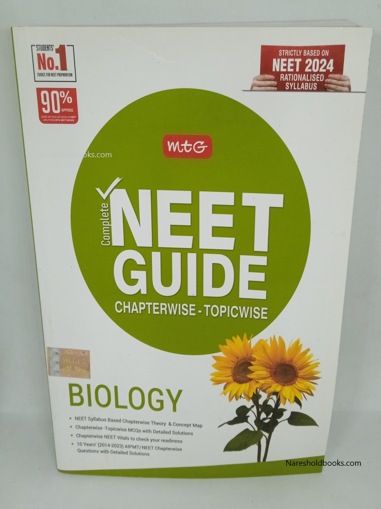 MTG Complete NEET Guide Biology Book For 2024-2025 Exam lowest price