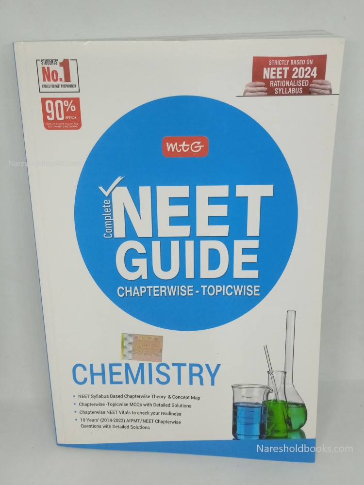 MTG Complete NEET Guide Chemistry Book For 2024-2025 Exam lowest price