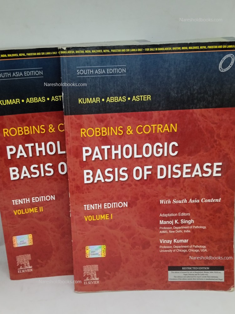 Robbins And Cotran Pathologic Basis Of Disease (Two Vol Set), 10E, South Asia Edition