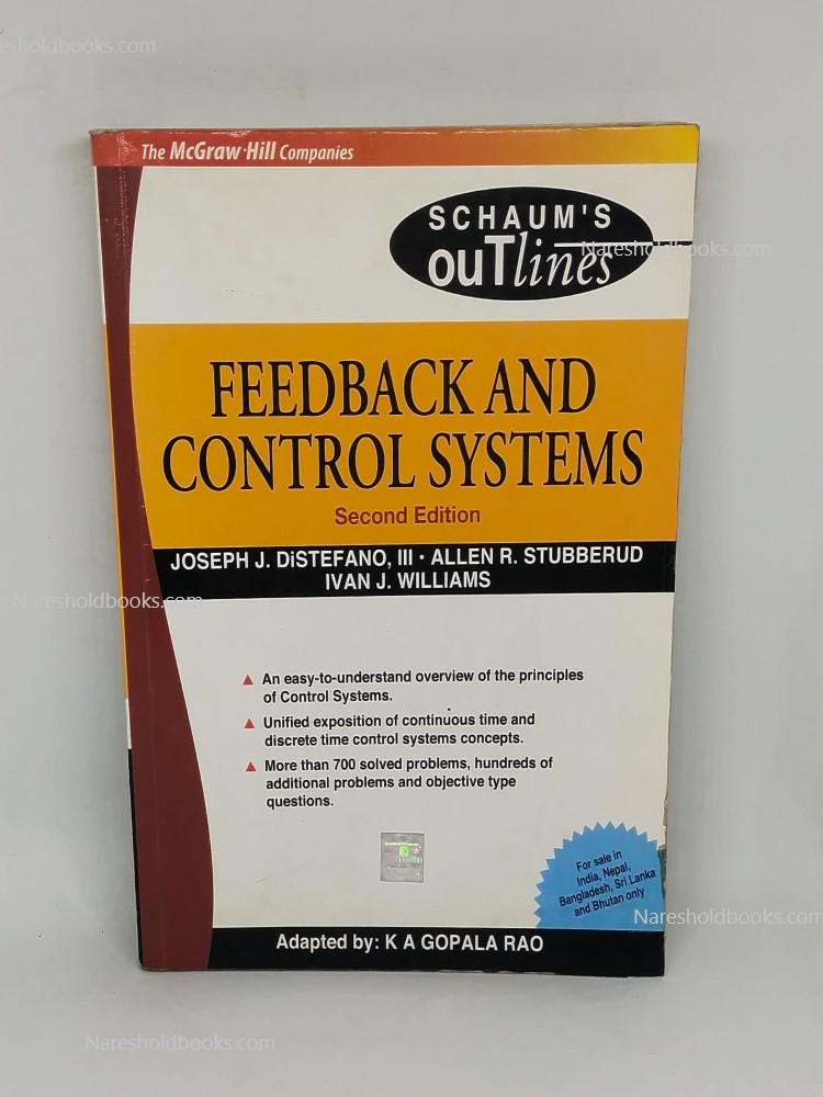 Feedback And Control Systems 2nd edition Joseph J Distefano Ivan J Williams Allen R Stubberud