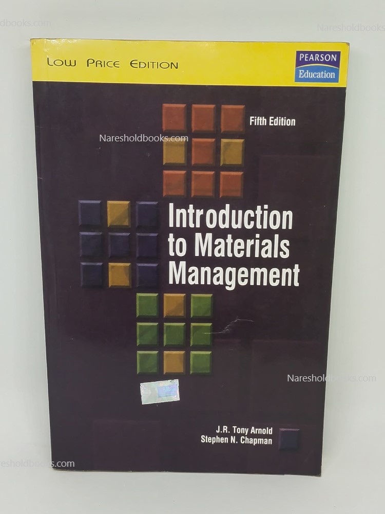 Introduction To Materials Management, 5Th Edition Tony Arnold Stephen Chapman