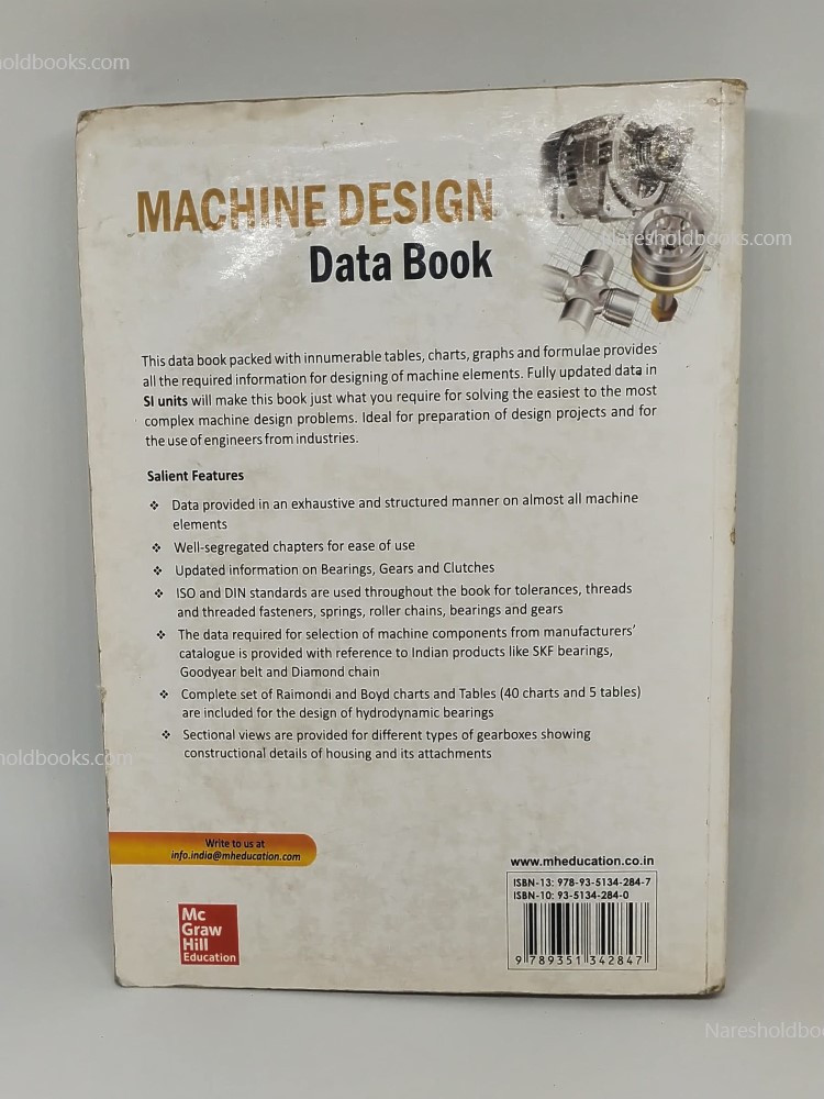 Machine Design Data Book VB Bhandari