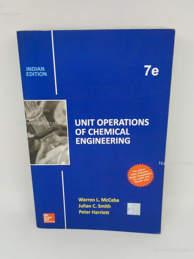 Unit Operations of Chemical Engineering 7th Edition by Peter Harriott, Julian C. Smith and Warren L. McCabe