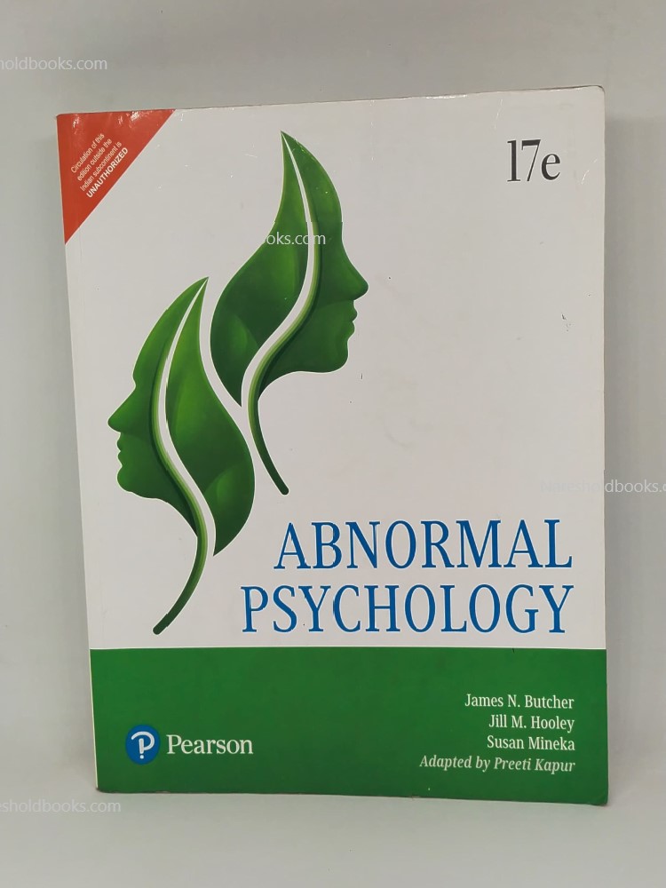 Abnormal Psychology 17th edition by Jill M. Hooley Matthew K. Nock Susan Mineka James N. Butcher