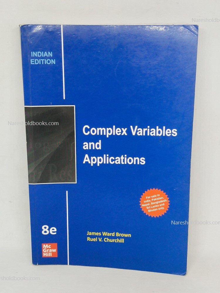 Complex Variables and Applications 8th Edition by James Ward Brown Ruel V. Churchill