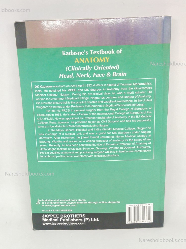 Kadasne’s Textbook of Anatomy (Vol 3) by DK Kadasne