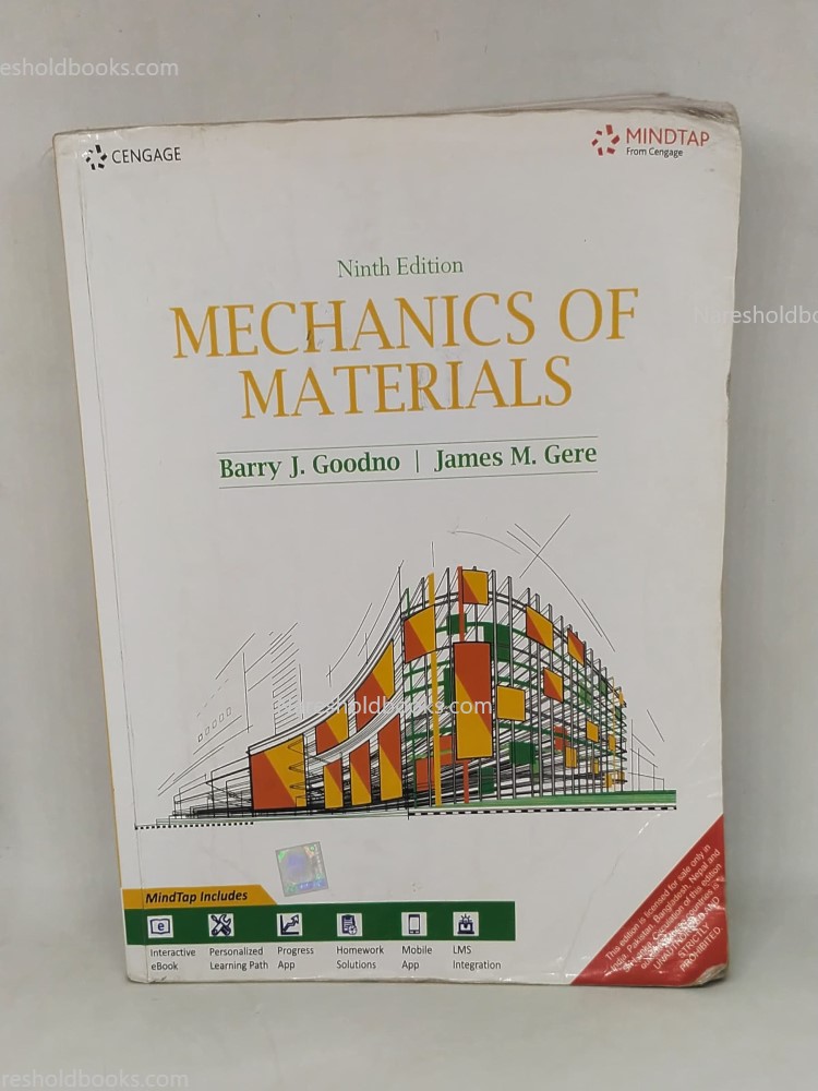 Mechanics of Materials with MindTap by James Gere and barry goodno