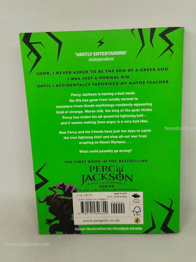 Percy Jackson and the Lightning Thief and the olympians (The Lightning Thief) by Rick Riordan