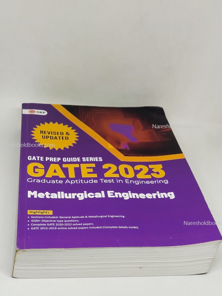 GATE 2023 Metallurgical Engineering - Guide By GKP