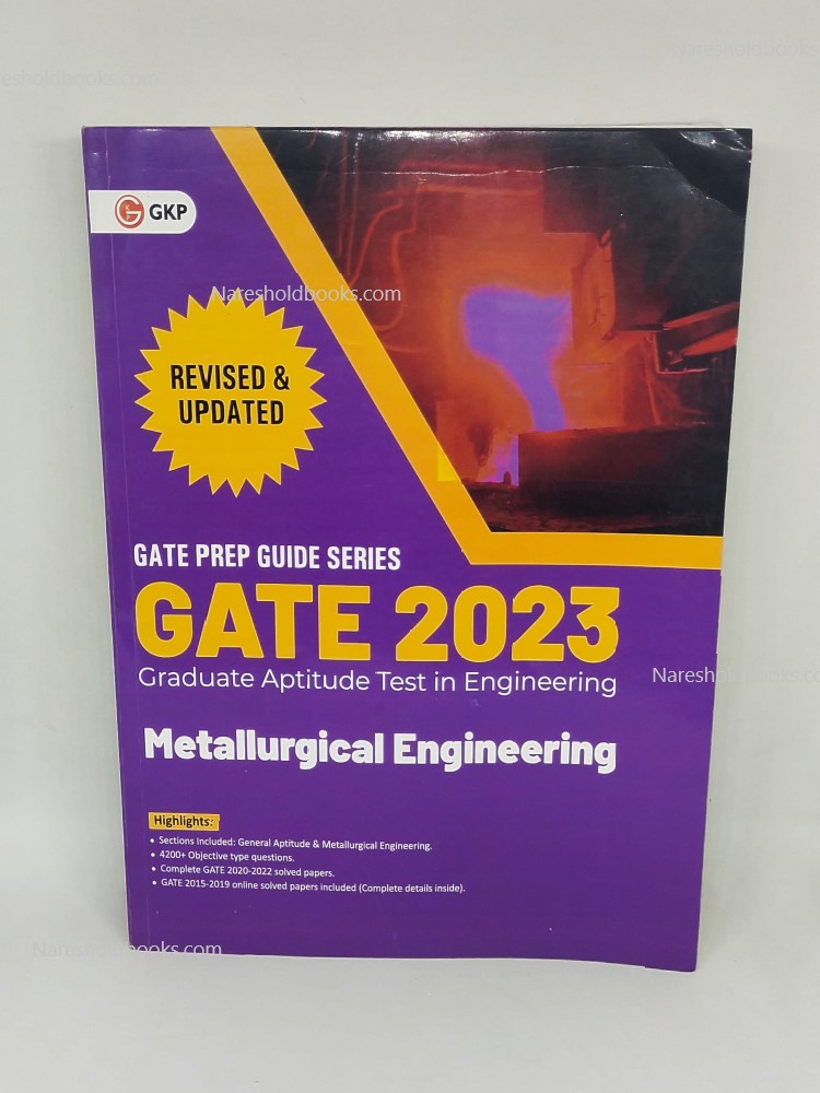 GATE 2023 Metallurgical Engineering - Guide By GKP