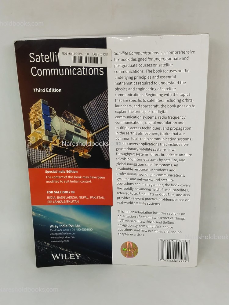 Satellite Communications, 3ed, An Indian Adaptation Timothy Pratt Jeremy Allnutt