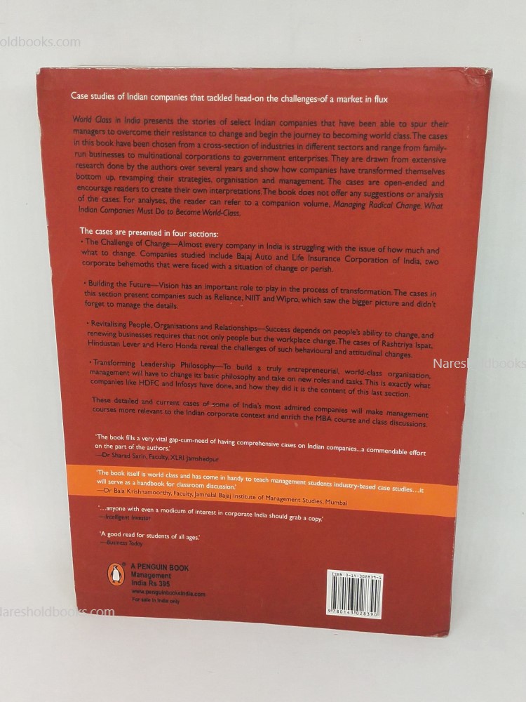 World Class In India Sumantra Ghoshal gita piramal sudeep budhiraja