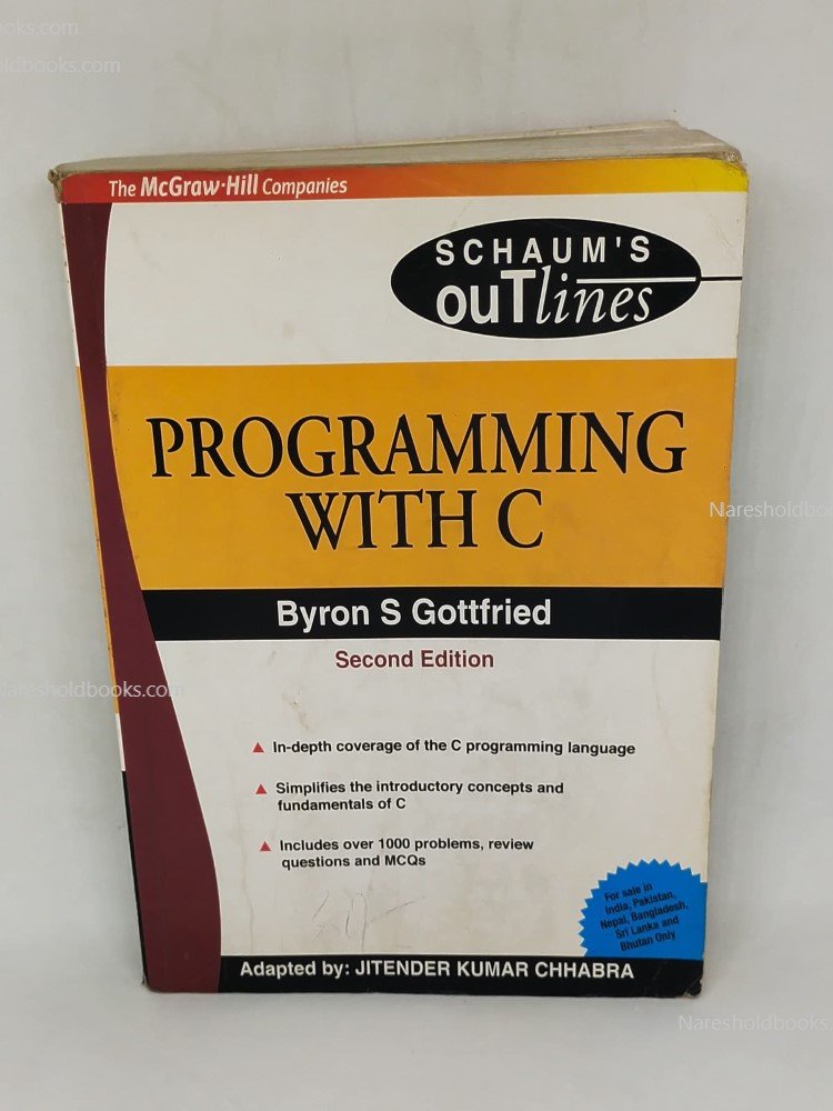 Programming With C 2nd edition byron s gottfried