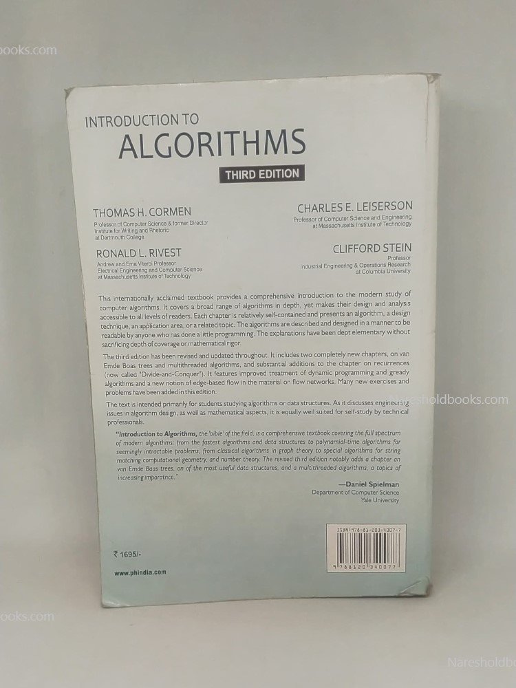 Introduction to Algorithms | Third Edition | Cormen | Leiserson | Rivest | Stein - Image 2