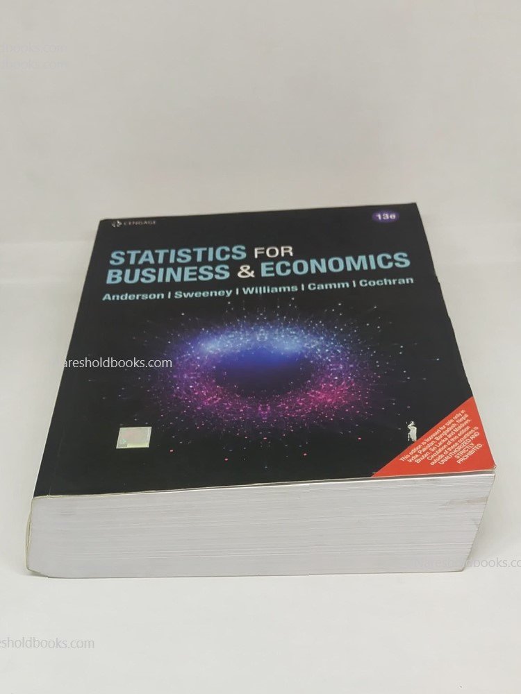 Statistics for Business & Economics 13th Edition by James J. Cochran D. Camm Thomas A. Williams Dennis J. Sweeney David R. Anderson