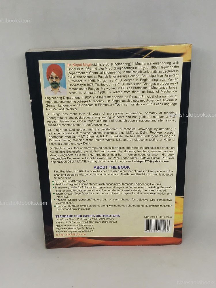 Automobile Engineering Vol-1 | Kirpal Singh - Image 2
