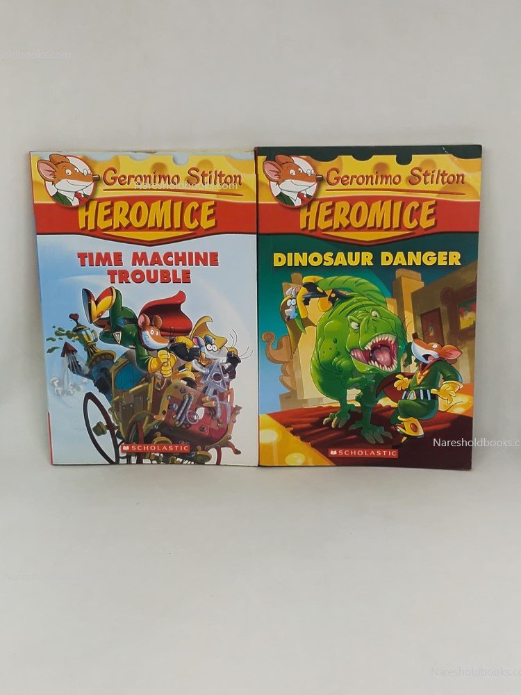 Heromice Time Machine Trouble & Dinosaur Danger by Geronimo Stilton